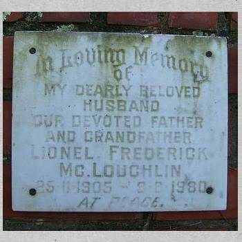 McLOUGHLIN Lionel Frederick 1905-1980