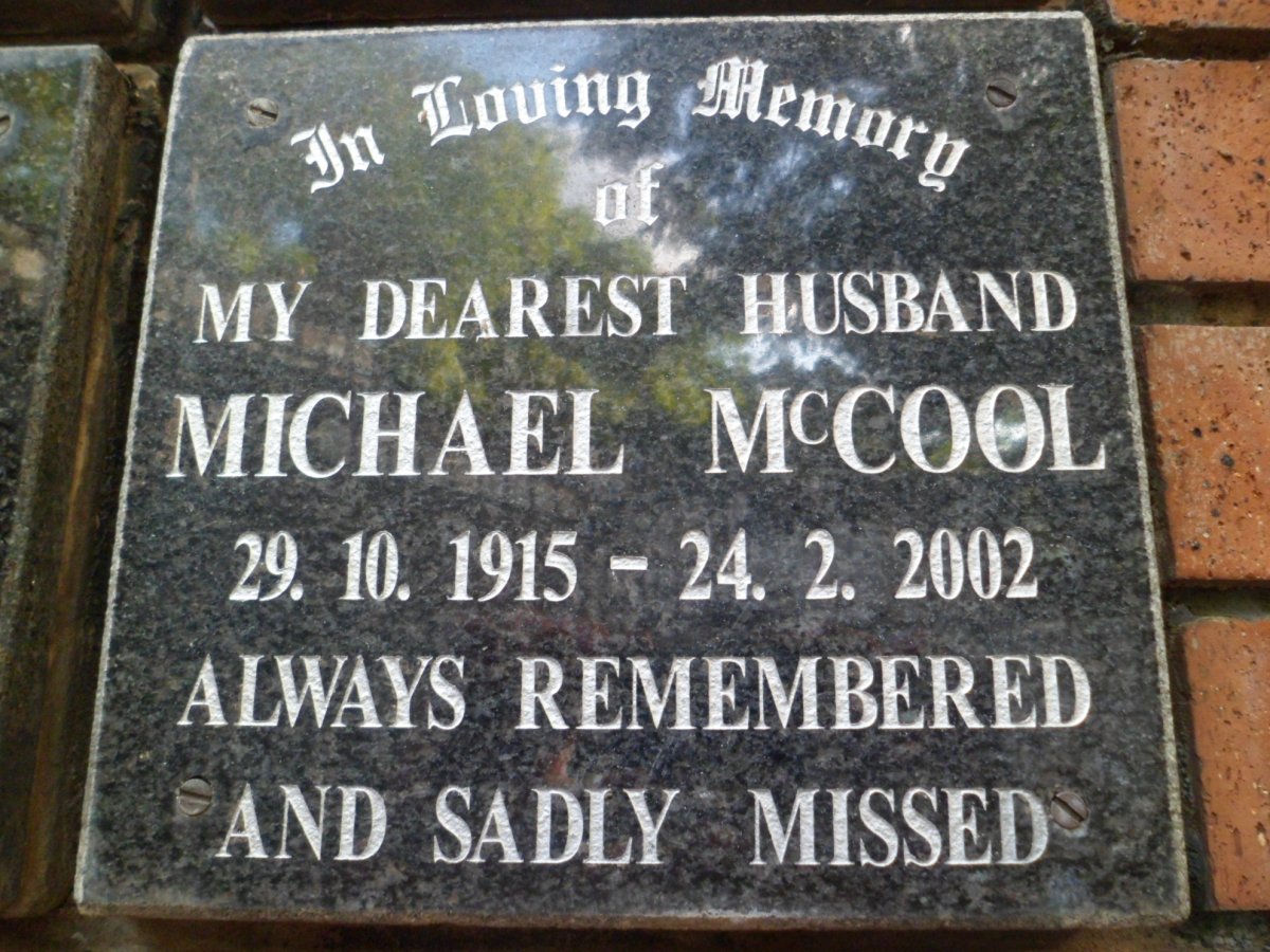 McCOOL Michael 1915-2002