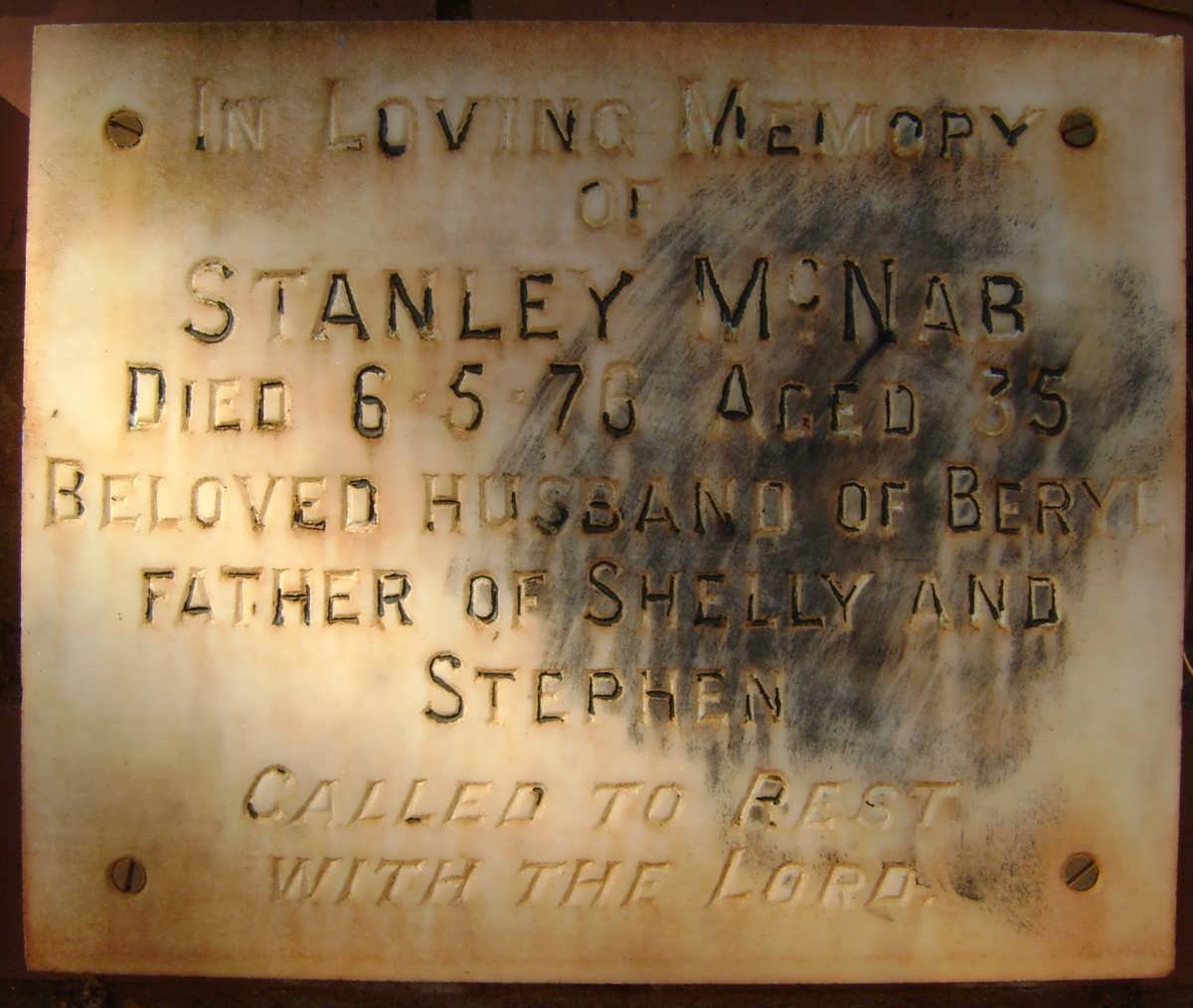 McNAB Stanley -1976