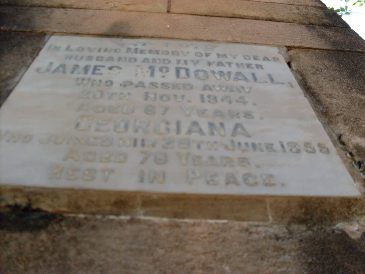 McDOWALL James -1944 &amp; Georgiana -1955