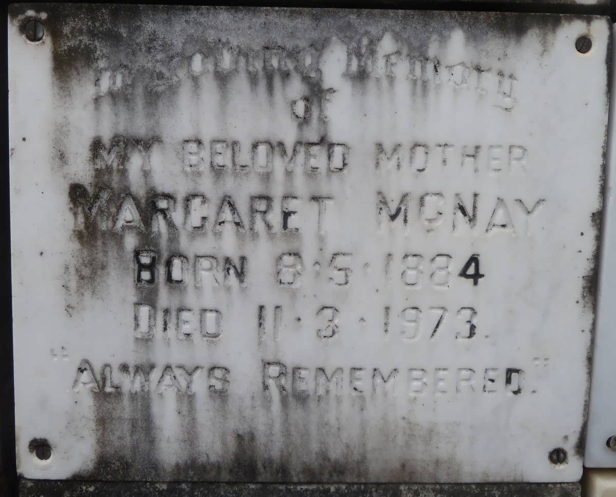 McNAY Margaret 1884-1973