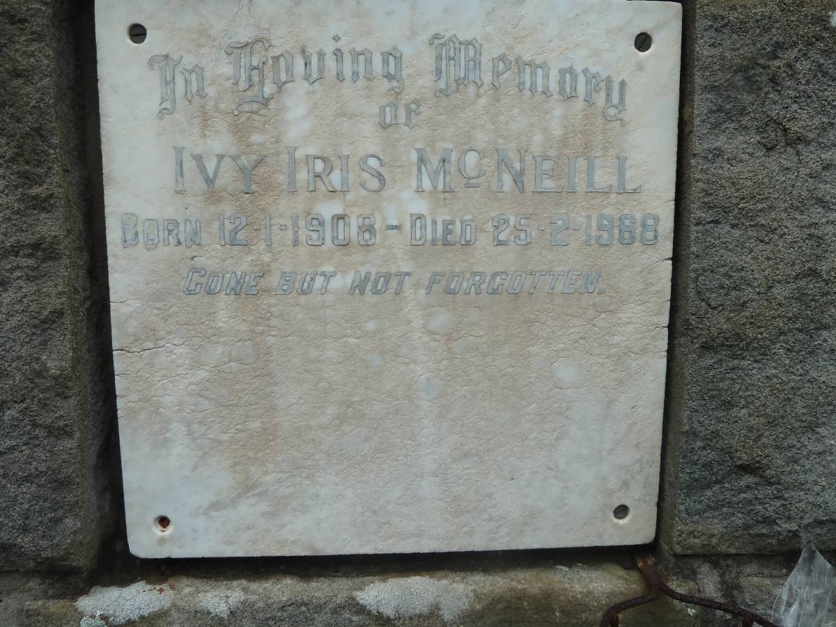 McNEILL Ivy Iris 1908-1968