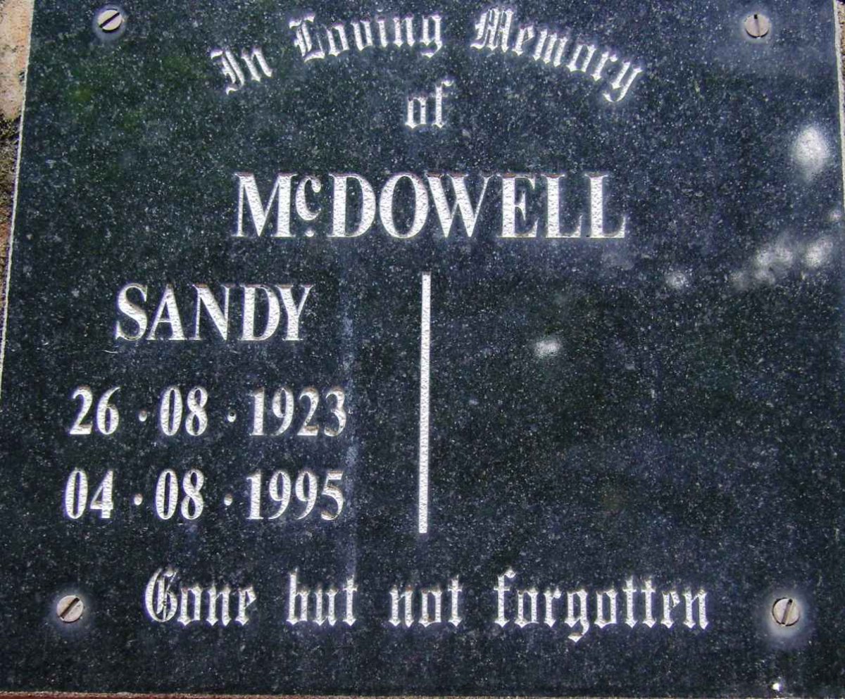 McDOWELL Sandy 1923-1995