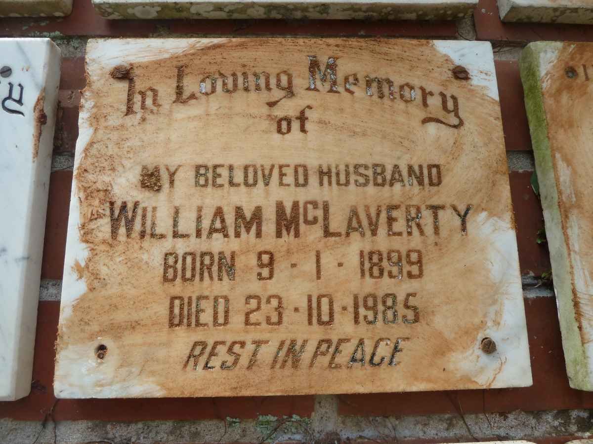 McLAVERTY William 1899-1985