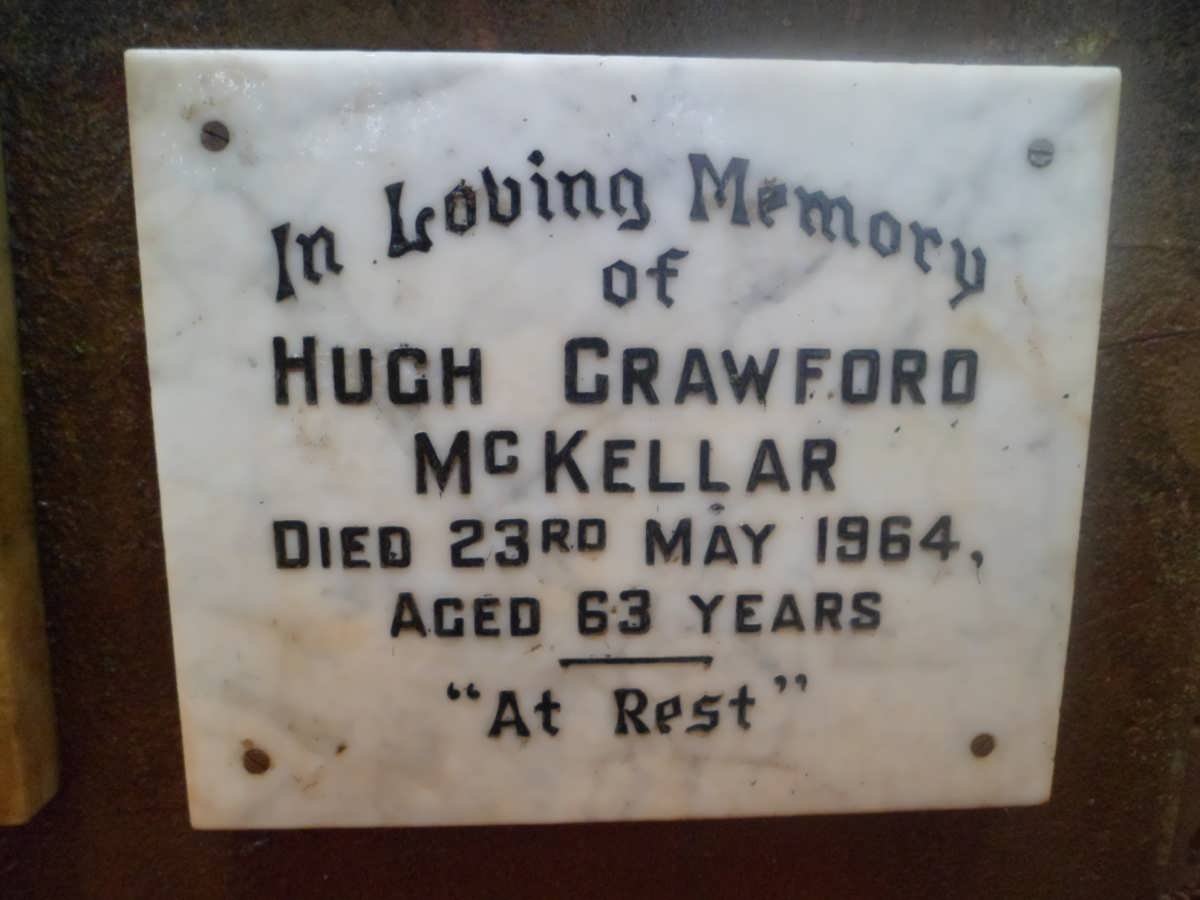 Mc KELLAR Hugh Crawfordd -1964