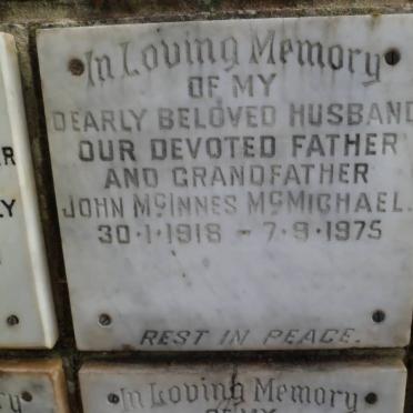 McMICHAEL John McInnes 1918-1975