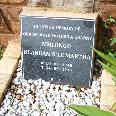 MHLONGO Hlanganisile Martha 1948-2015