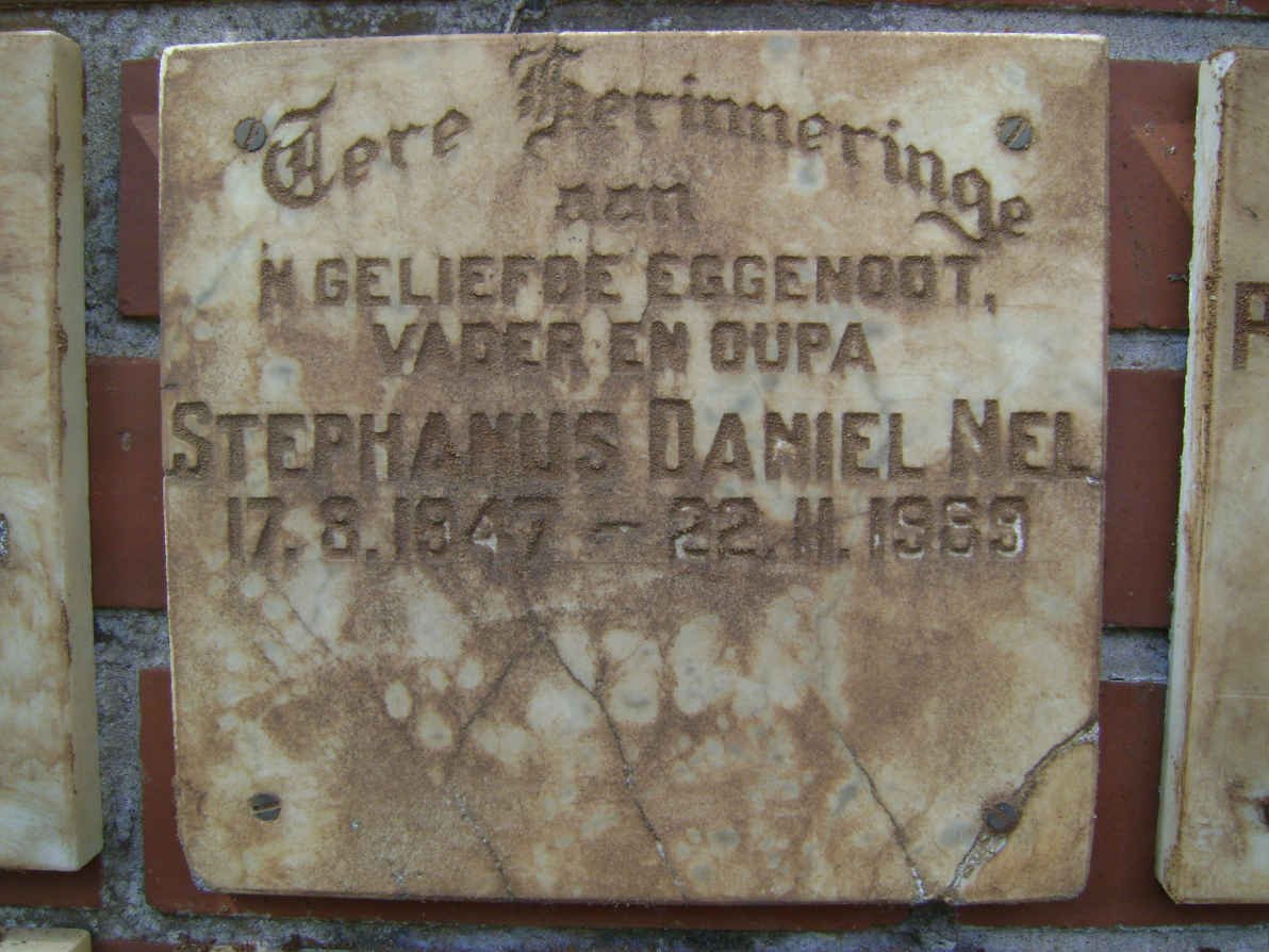 NEL Stephanus Daniel 1947-1989