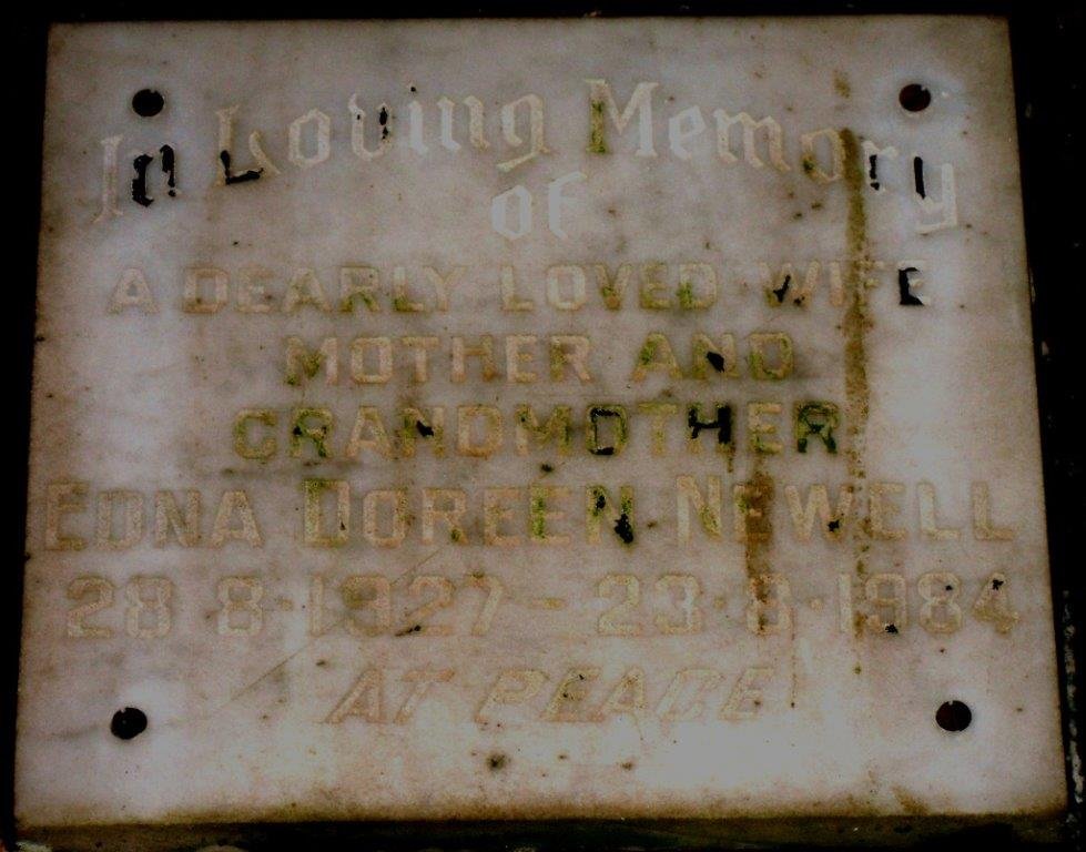 NEWELL Edna Doreen 1927-1984