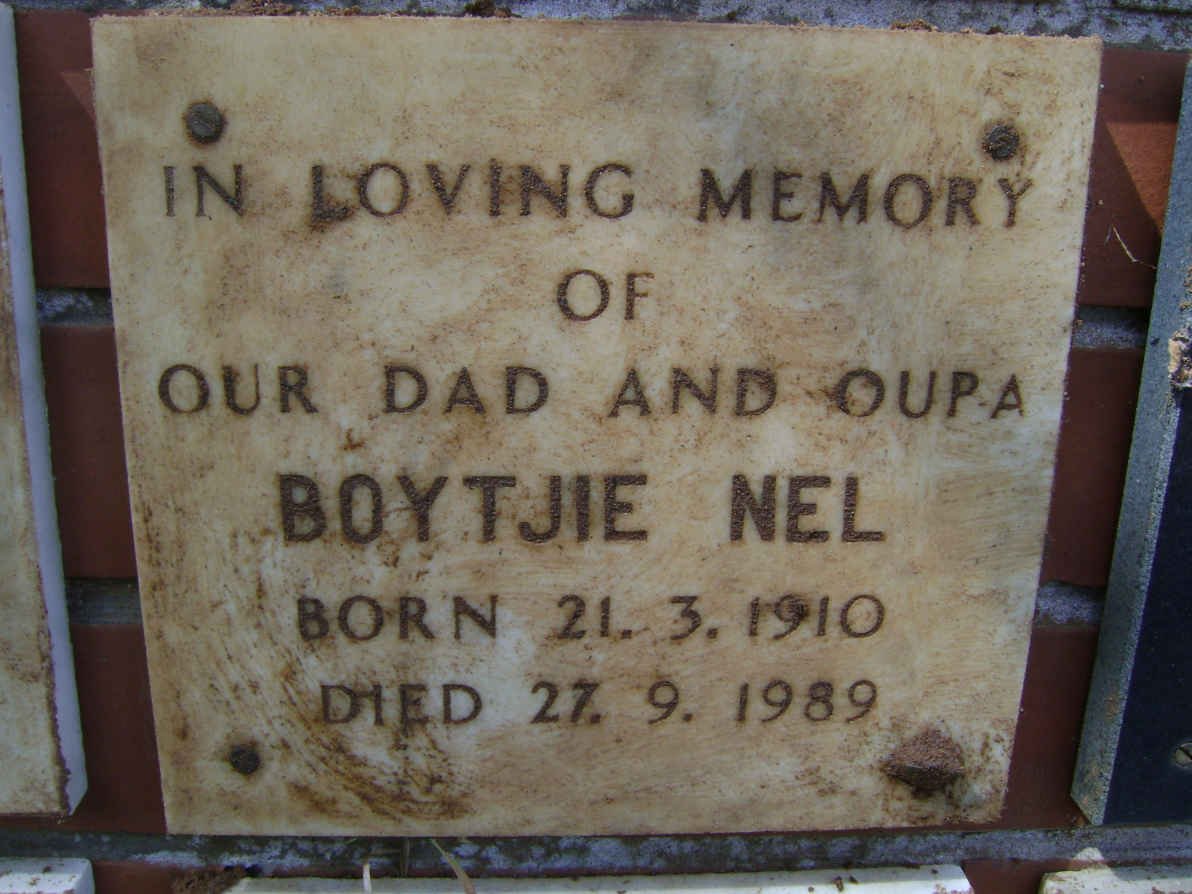 NEL Boytjie 1910-1989