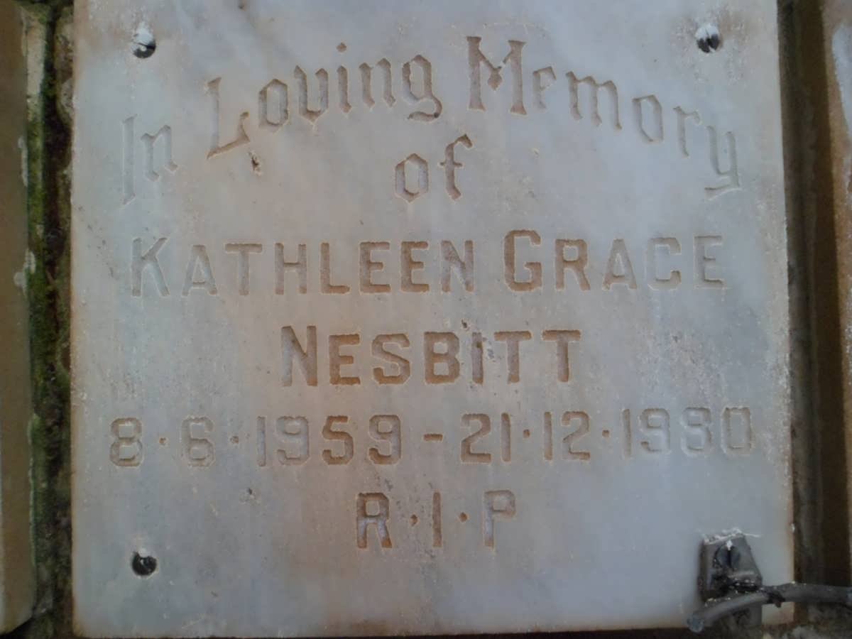 NESBITT Kathleen Grace 1959-1980