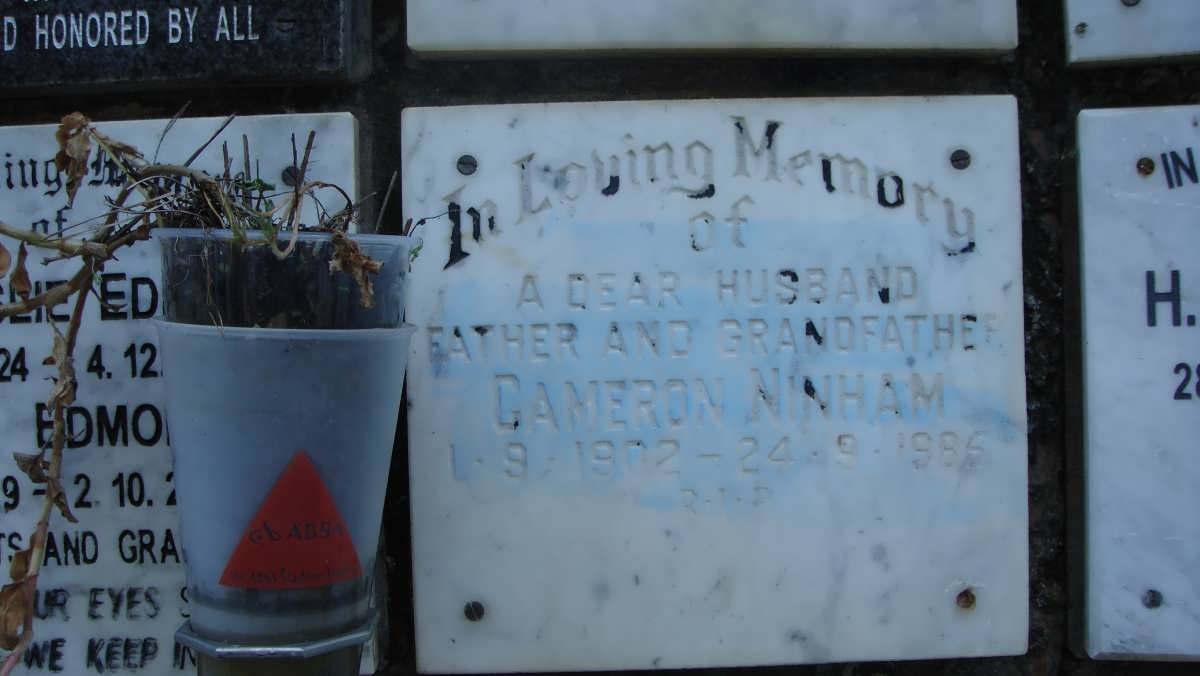 NINHAM Cameron 1902-1985