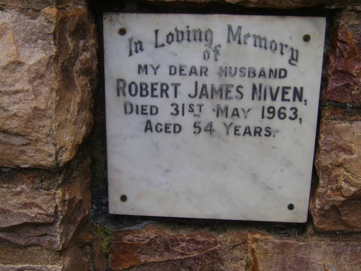 NIVEN Robert James -1963