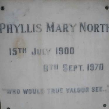 NORTH Phyllis Mary 1900-1970