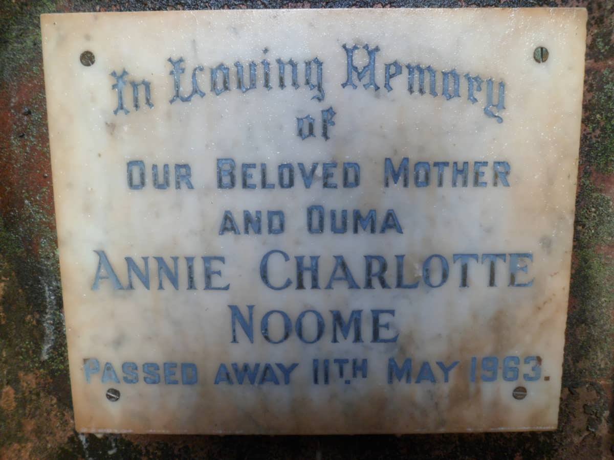 NOOME Annie Charlotte -1963