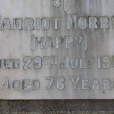 NORRIS Harriot -1952