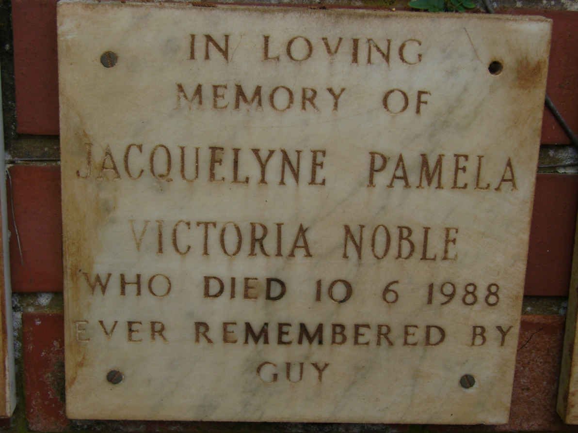 NOBLE Jacquelyne Pamela Victoria -1988
