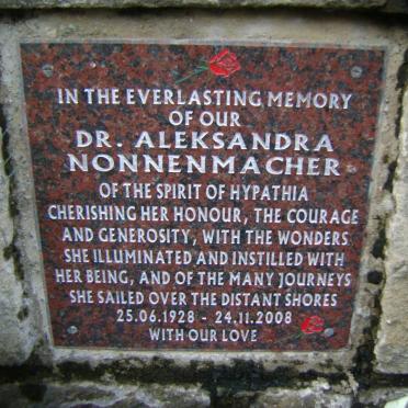 NONNENMACHER Aleksandra 1928-2008