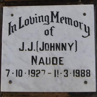 NAUDE J.J. 1927-1988