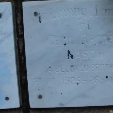 NASON Cecil Rhodes 1925-1987