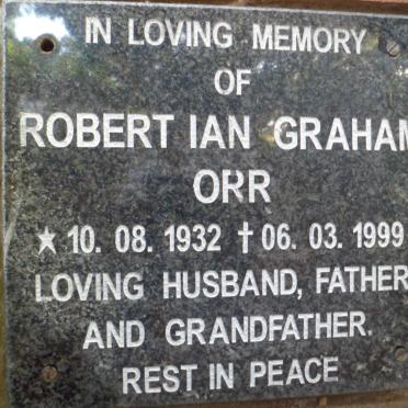 ORR Robert Ian Graham 1932-1999