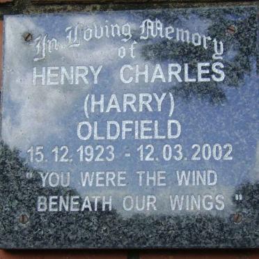 OLDFIELD Henry Charles 1923-2002
