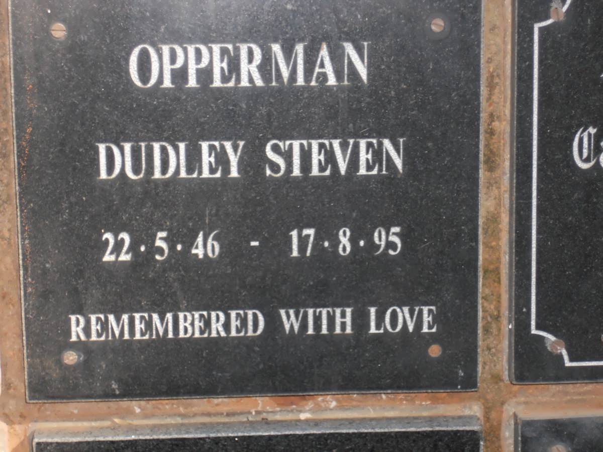 OPPERMAN Dudley Steven 1946-1995