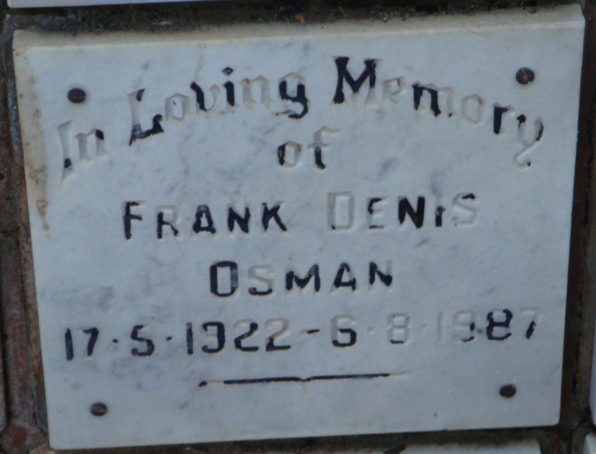 OSMAN Frank Denis 1922-1987