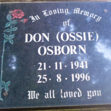 OSBORN Don 1941-1996
