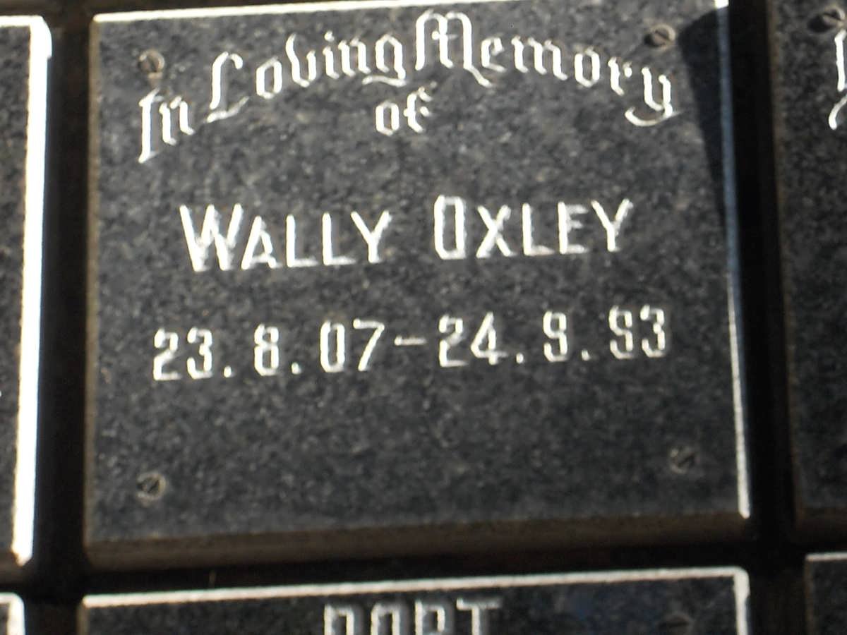 OXLEY Wally 1907-1993