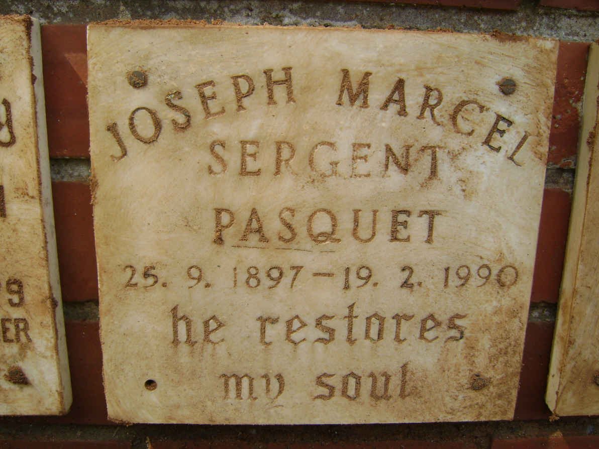 PASQUET Joseph Marcel 1897-1990