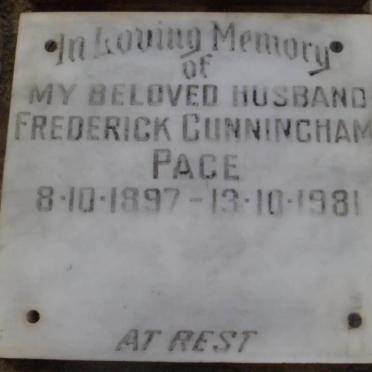 PACE Frederick Cunningham 1897-1981