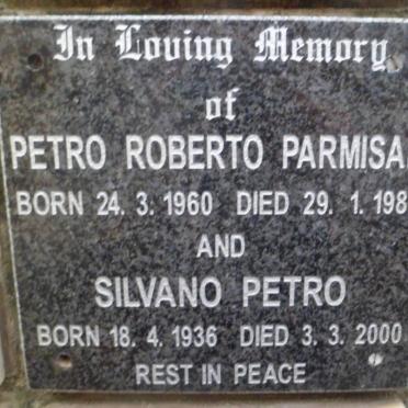 PARMISAN Petro Roberto 1960-1980 :: PARMISAN Silvano Petro 1936-2000