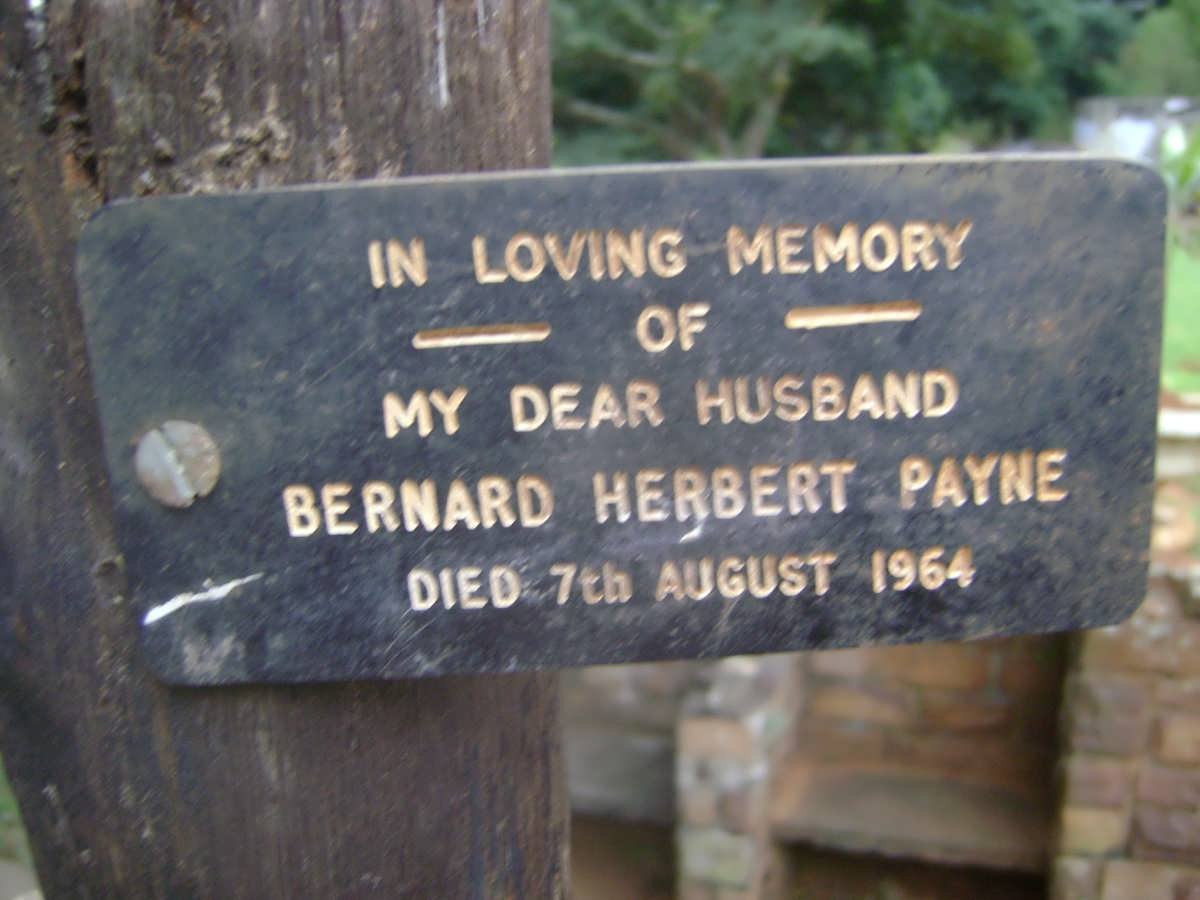 PAYNE Bernard Herbert -1964
