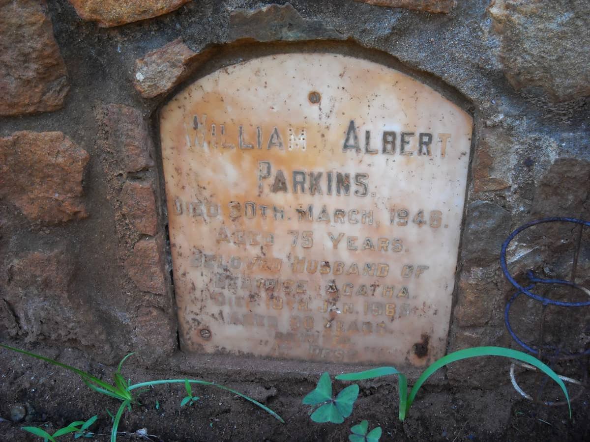 PARKINS William Albert -1946 &amp; Beatrice Agatha -1965