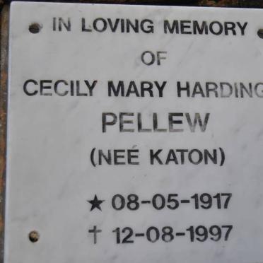 PELLEW Cecily Mary Hardinge nee KATON 1917-1997