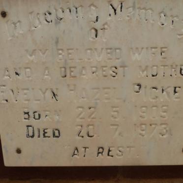 PICKETT Evelyn Hazel 1909-1973