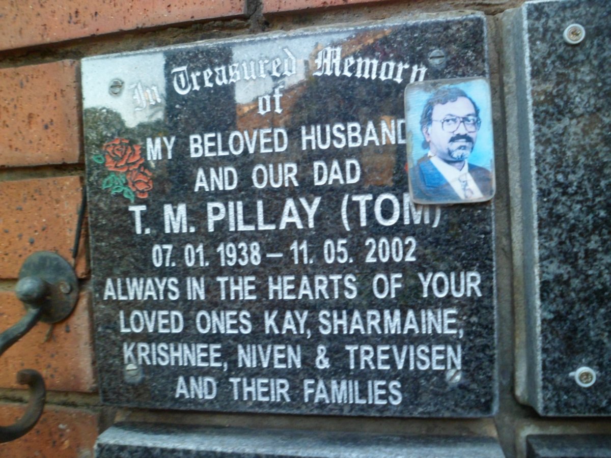 PILLAY T.M. 1938-2002