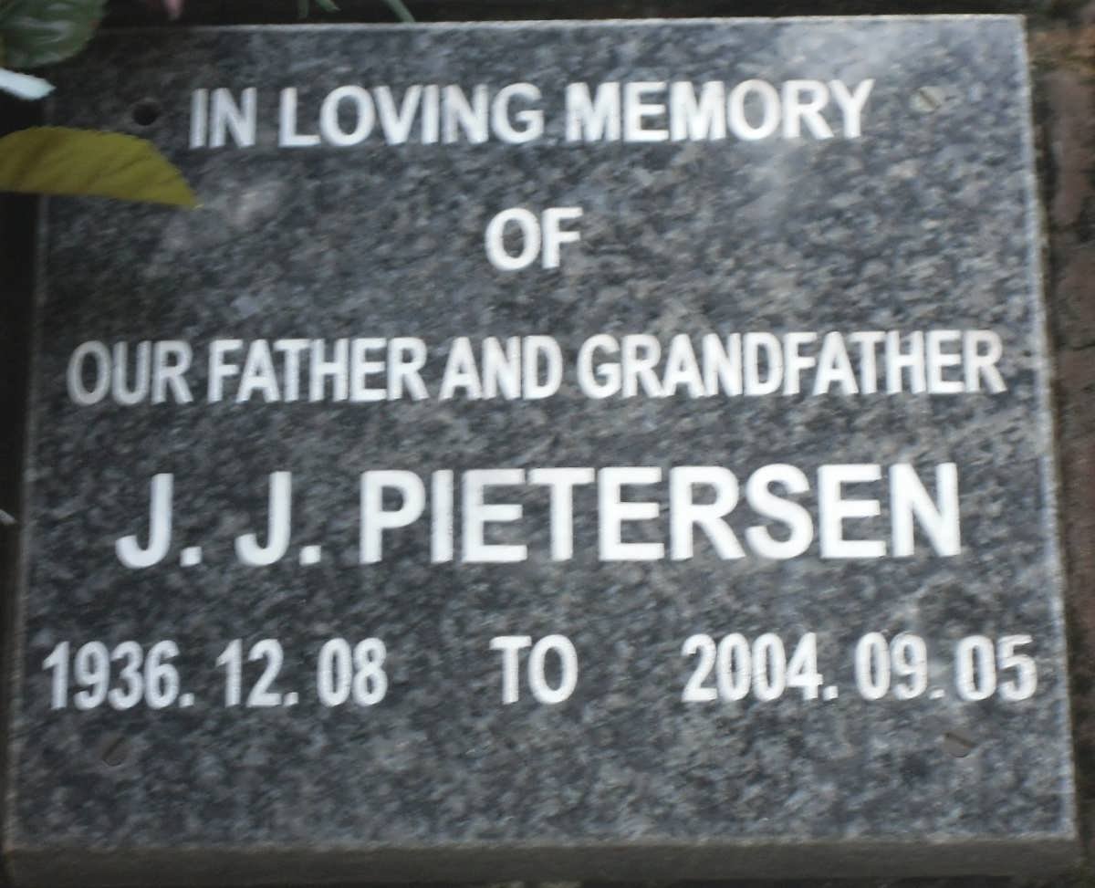 PIETERSEN J.J. 1936-2004