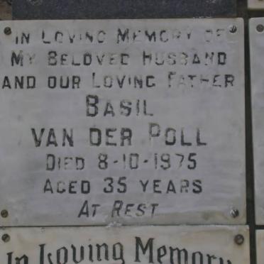 POLL Basil, van der -1975