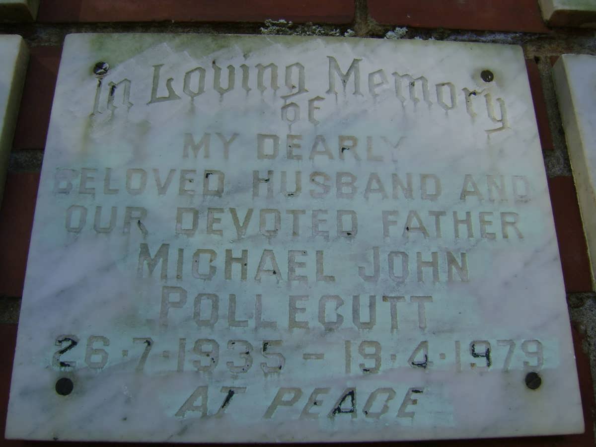 POLLECUTT Michael John 1935-1979