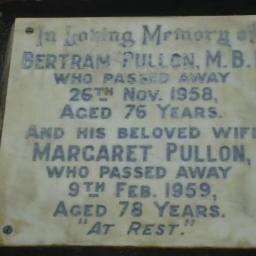 PULLON Bertram -1958 &amp; Margaret -1959