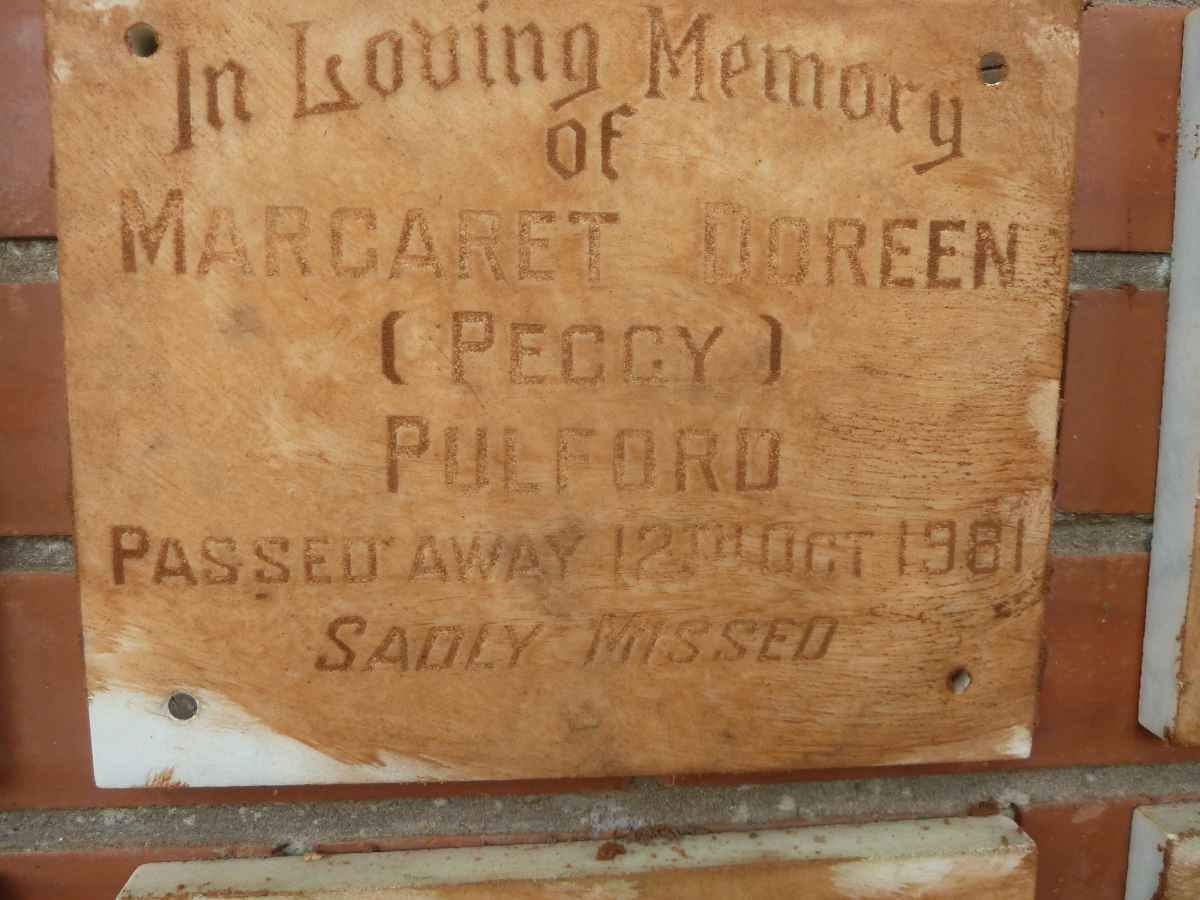 PULFORD Margaret Doreen -1981