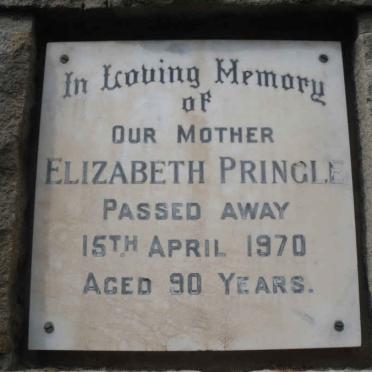 PRINGLE Elizabeth -1970
