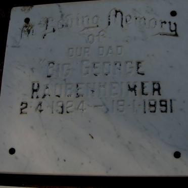 RAUBENHEIMER George 1924-1991