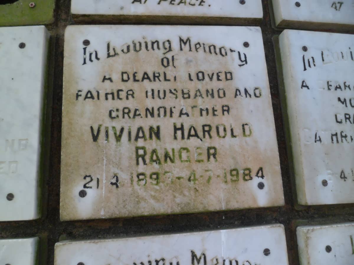 RANGER Vivian Harold 1893-1984