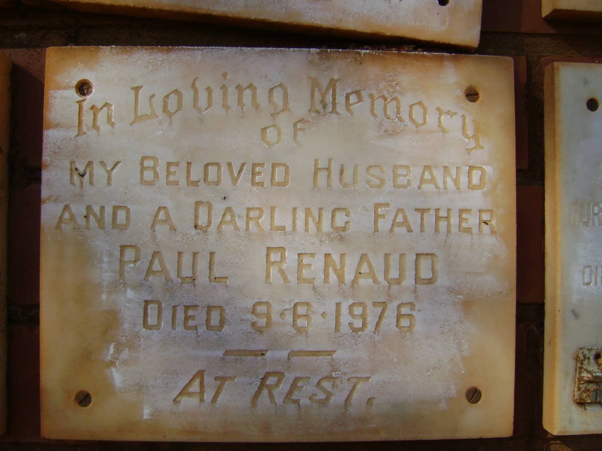 RENAUD Paul -1976