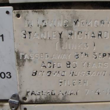 RICHARDSON Stanley -1971 &amp; Eileen -1973