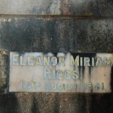 RIGGS Eleanor Miriam -1941