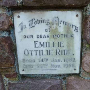RIDL Emillie Ottilie 1882-1958